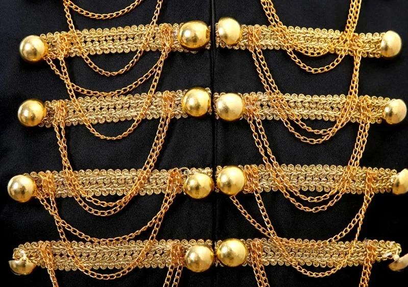 Steampunk Prince Costume - Military Tassel Jacket - Image 6