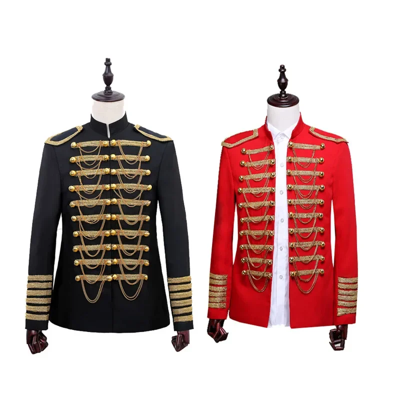 Steampunk Prince Costume - Military Tassel Jacket