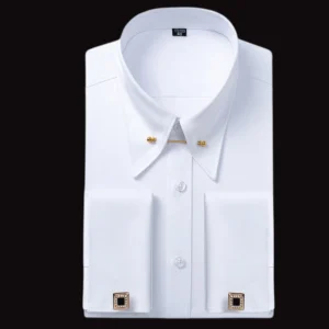 Premium Mens Pin Collar French Cuff Dress Shirts