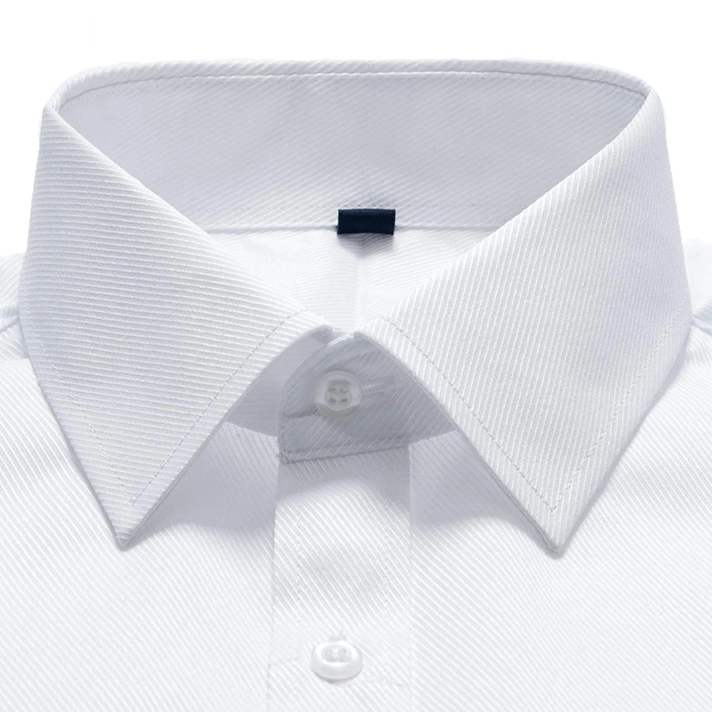 Classic French Cuff Men's Dress Shirt - Long Sleeve Formal Shirt with Cufflinks - Image 4